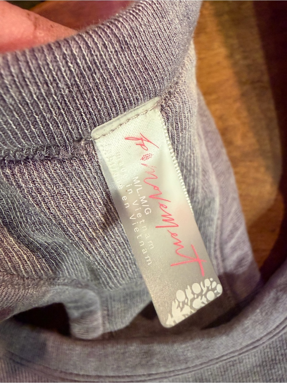 Free People Grey Ribbed Racerback Bralette - Picture 2 of 3